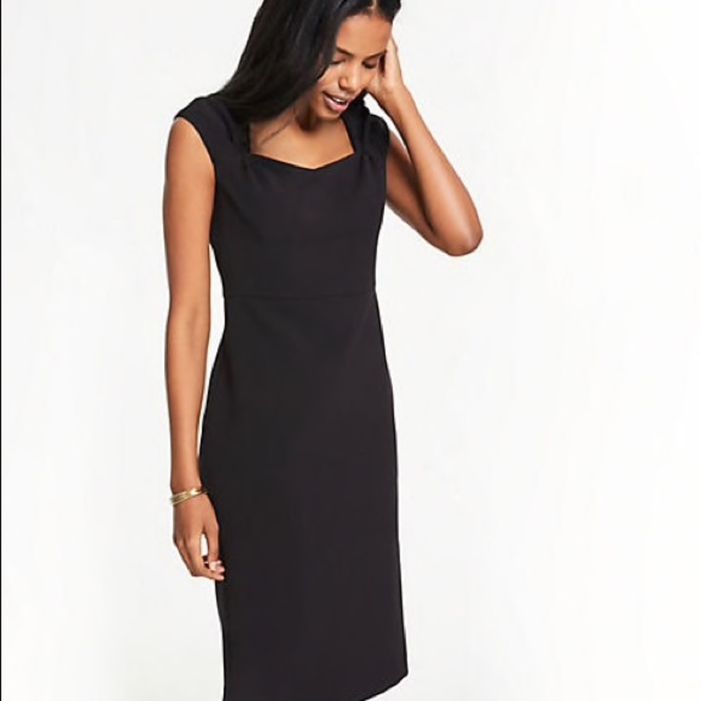 Ann Taylor Black Pencil Dress